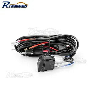 青色点灯ホイップスイッチワイヤーハーネスキットヤマハ YXZ1000R ウルヴァリンリオン用 Blue Lighted Whip Switch Wire Harness Kit For Yamaha YXZ1000R Wolverine Rhion
