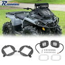Can-Am アウトランダー MAX L LED ヘッドライト変換ライトポッドマウントブラケットキット用 For Can-Am Outlander MAX L ...