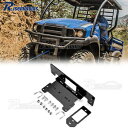 2017-24 カワサキ ミュール SX KAF400 スチール UTV フロント ウインチ取付ブラケット For 2017-24 Kawasaki Mule ...