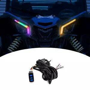 ヤマハウルヴァリン Rhino YXZ1000R UTV 20AWG ターンシグナル配線ハーネスキット For Yamaha Wolverine Rhino YXZ1000R UTV 20AWG Turn Signal Wiring Harness Kit