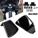 グロスブラックインナーフェアリンググローブボックスドアハーレーロードグライドFLTR 1998-2013用 Gloss Black Inner Fairing Glove Box Doors For Harley Road Glide FLTR 1998-2013