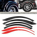 ハーレーストリートトライグライド用ブラックリアフェンダーフレアスカートトリムアクセント FLHTUTG Black Rear Fender Flares Skirts Trim Accent For Harley Street Tri Glide FLHTUTG