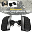 ハーレーツーリングロードキングスポーツスター用フロントまたはリアミニフロアボードオスマウント Front or Rear Mini Floorboards Male Mount For Harley Touring Road King Sportster(2)