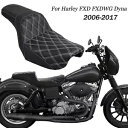 運転席助手席ハーレーダイナワイドグライドFXDWGストリートボブFXDB 06-17に適合 Driver Passenger Seat Fit For Harley Dyna Wide Glide FXDWG Street Bob FXDB 06-17