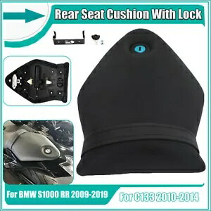 ブラック後部助手席バックシートクッションキット BMW S1000RR 09-17 C133 10-14 Black Rear Passenger..