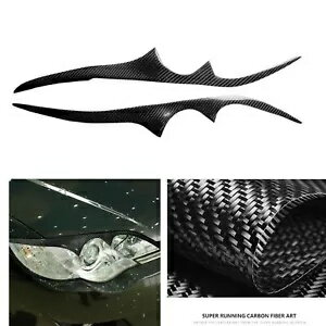 カーボンファイバー車のヘッドライト眉まぶたカバートリムスバルレガシィ 2006-2008 Carbon Fiber Car ..