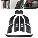 1 セット車外装装飾フォグランプカバーミラートリムブラックランドローバー用 1 Set Car Exterior Decorative Fog Light Co...