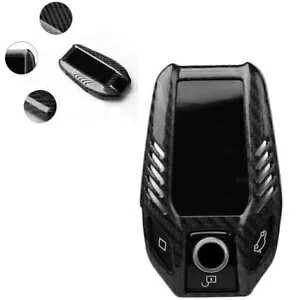 2017 + 車リアルカーボンファイバーキー Fob ケースキーホルダー BMW 5 7 シリーズ i8 G11 G12 2017+ Car Real Carbon Fiber Key Fob Case Keychain For BMW 5 7 Series i8 G11 G12