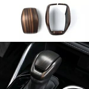 ピーチ木目ギアシフトノブカバーキャップトリムトヨタハイランダー 2020-2022 Peach Wood Grain Gear S..