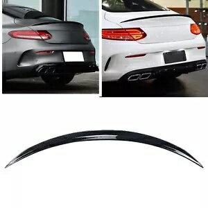リアスポイラースプリッターウイングカバーキット ベンツ C クーペ C205 2015-2021 C クラス AMG 用 Rear Spoiler Splitter Wing Cover Kit For Benz C Coupe C205 2015-2021 C Class AMG