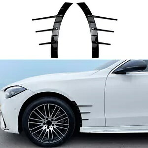 ホイール眉毛フェンダートリムベンツ W206 C200 C260 C300 C43AMG ライン 2022+ 黒 Wheel Eyebrows Fen..