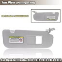 右側サンバイザー サンシェード サンバイザーキット ヒュンダイ エラントラ 2011-2015 2012 1X用 Right Side Sun Visor Sunshade Sunvisor Kit For Hyundai Elantra 2011-2015 2012 1X