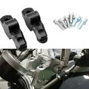 オートバイハンドルバーバーライザークランプ BMW R Nine T 2014-2018 2015 ブラック 2 個 Motorcycle Handlebar Bar Riser Clamps For BMW R Nine T 2014-2018 2015 Black 2PCS