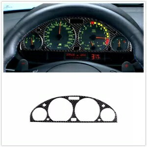 カーボンブラックインテリア計器ナビゲーションパネルカバートリム BMW E46 1998-05 Carbon Black Interior Instrument Navigation Panel Cover Trim For BMW E46 1998-05