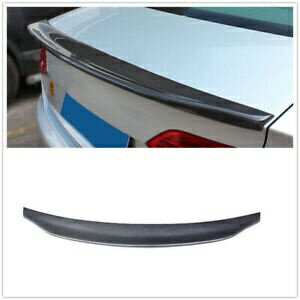 Caractere スタイルカーボンファイバーリアスポイラーウイングリップアウディ A4 B8 2009-2012 2010 Caractere Style Carbon Fiber Rear Spoiler Wing Lip For Audi A4 B8 2009-2012 2010