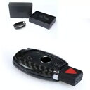ベンツ C クラス車の自動車キーシェルプロテクターキーフォブケーストリム BLK カーボンファイバー For Benz C Class Car Auto Key Shell Protector Key Fob Case Trim BLK Carbon Fiber