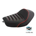ブラックドライバーソロゲルシートハーレースポーツスターXL 883 1200 48 72 2010-2022に適合 Black Driver Solo Gel Seat Fit For Harley Sportster XL 883 1200 48 72 2010-2022