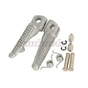 新しいシルバーフロントフットレストフットペグカワサキニンジャ ZX-6R ZX636 2003-2023 21 New Silver Front Footrest Foot Pegs For Kawasaki NINJA ZX-6R ZX636 2003-2023 21