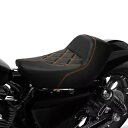 ライダー運転席ハーレースポーツスター XL883 1200 48 72 2010-2022 2021 ブラック Rider Driver Seat Fit Fo...