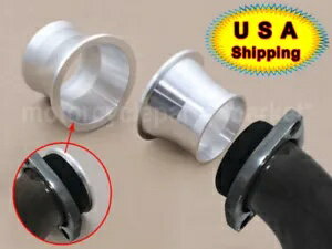 クローム CNC 排気ポート トルクコーン ハーレー ファットボーイ ダイナ ヘリテージ ソフテイル US用 Chrome CNC Exhaust Port Torque Cones For Harley Fatboy Dyna Heritage Softail US