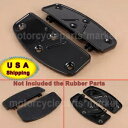 ブラックドライバーフロアボードフロアフットボードボトムハーレーロードキンググライドフロリダ用 Black Driver Floorboards Floor Foot Boards Bottoms For Harley Road King Glide FL