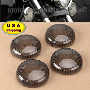 4 個スモークターンシグナルレンズヤマハクルーザーロイヤルロードスター V-スター V-Max 4 Pcs Smoke Turn Signal Lenses For Yamaha Cruisers Royal Road Star V-Star V-Max