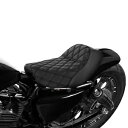ドライバー ライダー ソロ シートクッション ハーレースポーツスター XL 883 XL 1200 2010-2022 に適合 Driver Rider Solo Seat Cushion Fit For Harley Sportster XL 883 XL 1200 2010-2022