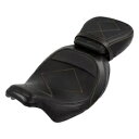 ワンピース運転席 & 助手席ハーレーロードキンググライド 2009-2024 2017 に適合 One Piece Driver & Passenger Seat Fit For Harley Road King Glide 2009-2024 2017