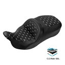 ゲル運転席助手席ハーレーツーリングロードグライドトライグライド 2009-2024 に適合 Gel Driver Passenger Seat Fit For Harley Touring Road Glide Tri Glide 2009-2024