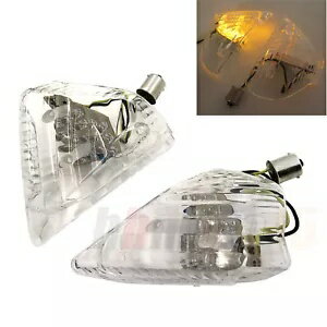 Led シグナルライト カバー付き クリア スズキ Gsx-R 1000 2005 2006 Gsxr 600 750用 Led Signal Light w/ Cover Clear For Suzuki Gsx-R 1000 2005 2006 Gsxr 600 750