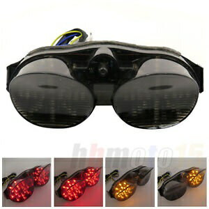 新しいスモークリア Led テールライト 2001-2002 ヤマハ Yzf-R6 Yzf R6 Yzfr6 に適合 New Smoke Rear Led Tail Light Fit For 2001-2002 Yamaha Yzf-R6 Yzf R6 Yzfr6