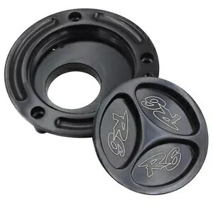 キーレスガスキャップ燃料タンクキャップ 3 グリッドブラックアルミニウムヤマハ YZF R6 全年式 Keyless Gas Cap Fuel Tank Cap 3 Grids Black Aluminum For Yamaha YZF R6 All Years