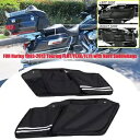 ハーレーCVO限定FLHTKSEロードグライド用ブラックサドルバッグライナーウォールオーガナイザー Black Saddlebag Liners Wall Or...
