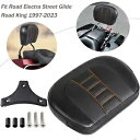 ブラック シーシーバー バックレスト パッド ブラケット付き ハーレー ロードキング エレクトラグライド 97-up用 Black Sissy Bar Backrest Pad w/ Bracket For Harley Road King Electra Glide 97-up