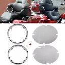 USリアスピーカーグリルメッシュカバーハーレーロードグライド限定FLTRKウルトラFLTRU用 US Rear Speaker Grill Mesh Cover...