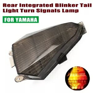 ヤマハ YZF R6 2008-2016 リア統合ウインカーテールライトターンシグナルランプ For YAMAHA YZF R6 2008-2016 Rear Integrated Blinker Tail Light Turn Signals Lamp