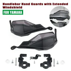 ヤマハトレーサー 900 9 2021-2024 ハンドルバーハンドガード拡張フロントガラス付き For Yamaha Tracer 900 9 2021-2024 Handlebar Hand Guards with Extended Windshield