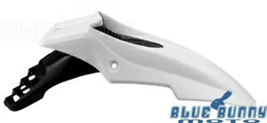 オフロードホワイトフロントフェンダーマッドガードスーパーモタードヤマハYZ250F YZ450Fスズキ用 Off-Road White Front Fender Mud Guard For Supermoto Yamaha YZ250F YZ450F Suzuki