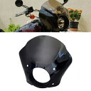 ハーレースポーツスターXL883用フロントガラスマスクキット付きオートバイヘッドライトフェアリング Motorcycle Headlight Fairing W/ Windshield Mask Kit For Harley Sportster XL883