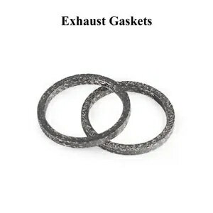 排気管ガスケットシールハーレーダイナファットボブローライダーワイドグライド 1984-17 Exhaust Pipe Gaskets Seals For Harley Dyna Fat Bob Low Rider Wide Glide 1984-17
