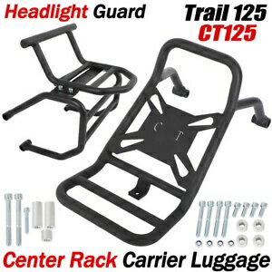 ホンダ CT125 トレイル 125 ハンターカブフロントヘッドライトガード + センターラック荷物 For Honda CT125 Trail 125 Hunter Cub Front Headlight Guard + Center Rack Luggage