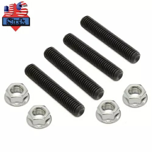 8x 排気ヘッドチューブスタッドボルトセット ヤマハ ラプター/ライノ/グリズリー/バイキング 700 用 8x Exhaust Head Tube Studs Bolts Set For YAMAHA RAPTOR/RHINO/GRIZZLY/VIKING 700