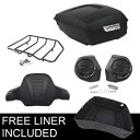 マットブラック キング トランク バックレスト ラック ハーレー エレクトラ ストリート グライド 14-23 に適合 Matte Black King Trunk Backrest Rack Fit For Harley Electra Street Glide 14-23
