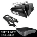 みじん切りトランク背もたれ取り付けラックハーレーロードグライドキング 2009-2013 12 に適合 Chopped Trunk Backrest Mounting Rack Fit For Harley Road Glide King 2009-2013 12