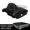 みじん切りトランク背もたれ荷物ラックハーレーツアーパックロードグライド14-23 16に適合 Chopped Trunk Backrest Luggage Rack Fit For Harley Tour Pak Road Glide 14-23 16