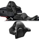 キングサイズの乗客用背もたれパッド ハーレー CVO リミテッド ロード グライド 14-23 18 に適合 King Size Passenger Backrest Pad Fit For Harley CVO Limited Road Glide 14-23 18