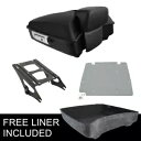 みじん切りトランク背もたれラックプレートハーレーツアーパックロードキング2014-2023 18に適合 Chopped Trunk Backrest Rack Plate Fit For Harley Tour Pak Road King 2014-2023 18