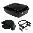 みじん切りパック トランク バックレスト マウント ラック ハーレー ロードキング グライド 97-08 に適合 Chopped Pack Trunk Backrest Mounting Rack Fit For Harley Road King Glide 97-08