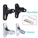 後部乗客ミニフットペグフットボードマウントハーレーロードキング93-24に適合 Rear Passenger Mini FootPegs Footboard Mounts Fit For Harley Road King 93-24(2)
