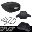 キングパック トランク背もたれラック ハーレーストリート ロードグライド 2014-2023 18 19 に適合 King Pack Trunk Backrest Rack Fit For Harley Street Road Glide 2014-2023 18 19